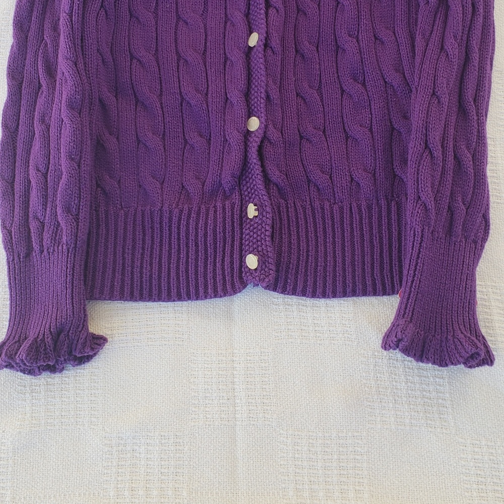 💲SOLD💲Girls Ralph Lauren Purple Ruffle - Picture 2 of 5